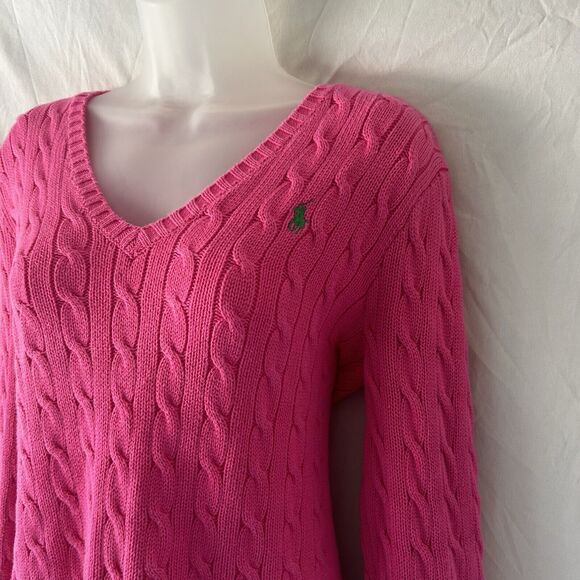 Ralph Lauren Sport 100% Cotton Cable Knit Sweater - Picture 2 of 13